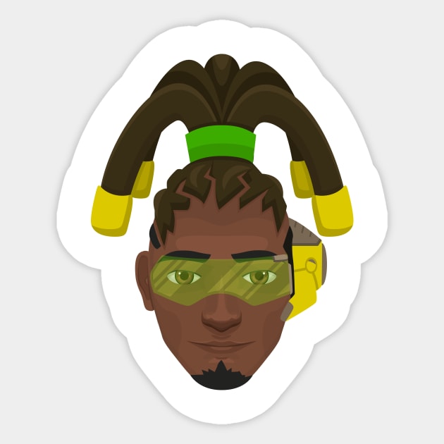 Lucio minimalist Sticker by Mellamanpel